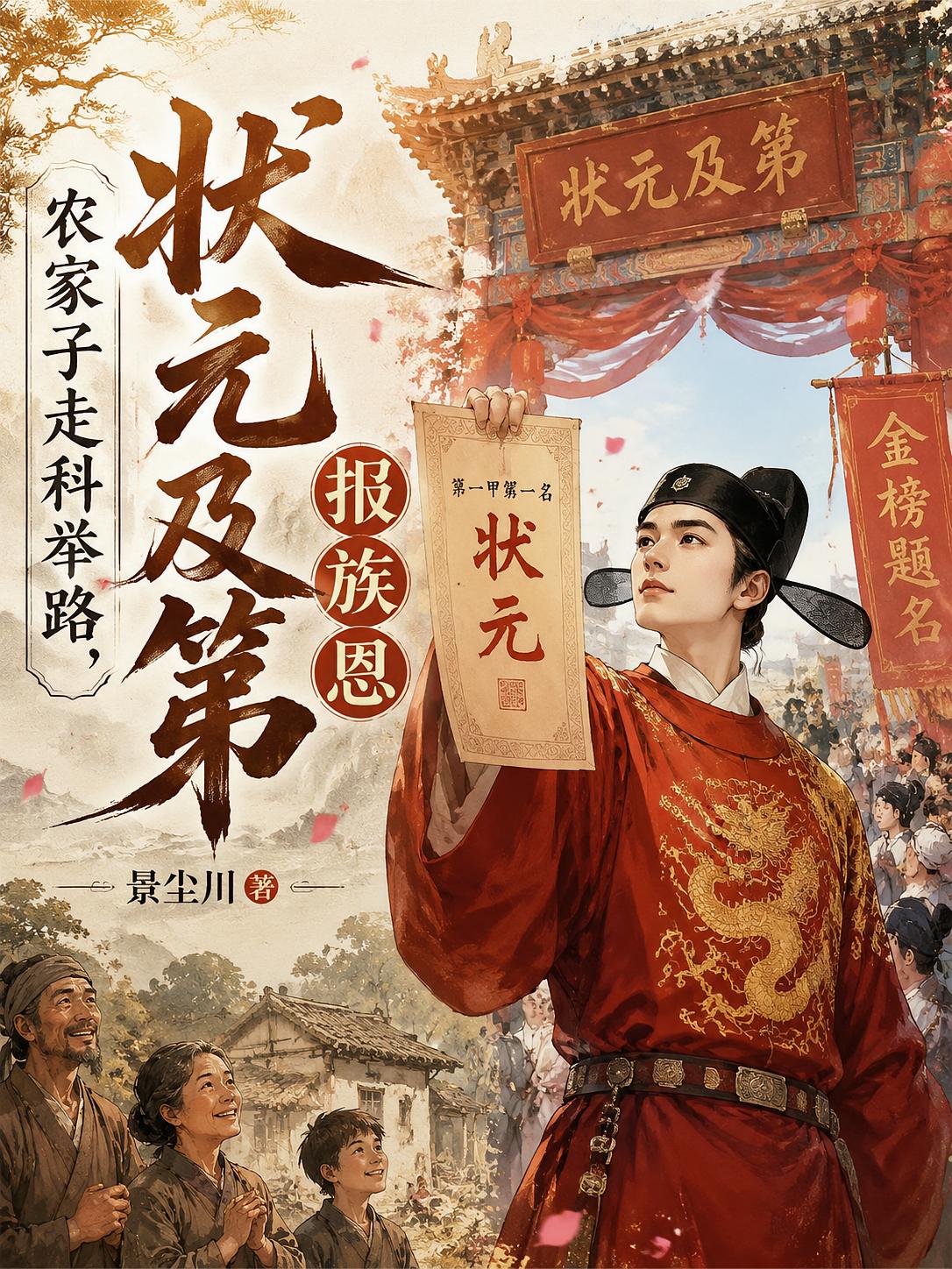 農(nóng)家子走科舉路，狀元及第報族恩