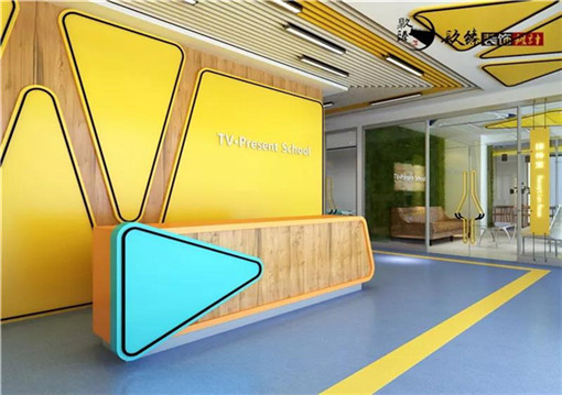 銀川歐美思培訓學校裝修設計案例_銀川培訓學校裝修公司