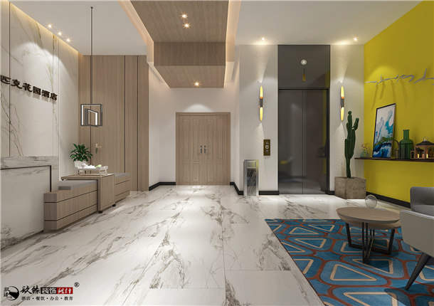 銀川奧林匹克花園酒店裝修設(shè)計|清新北歐溫馨風(fēng)格酒店裝修設(shè)計