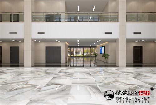 銀川辦公樓設計效果圖|镹臻設計