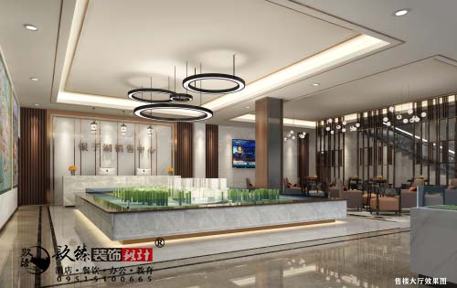 銀川售樓部設(shè)計(jì)效果圖|镹臻設(shè)計(jì)