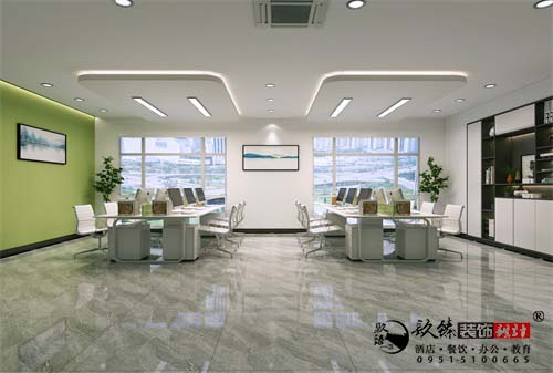 銀川辦公設計效果圖|镹臻設計