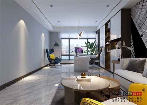 銀川辦公設計效果圖|镹臻設計