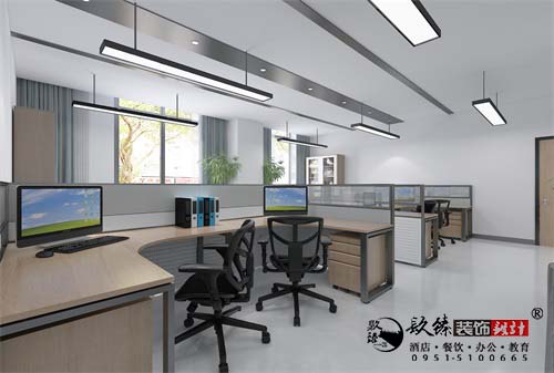 銀川營(yíng)業(yè)廳辦公設(shè)計(jì)效果圖|镹臻設(shè)計(jì)
