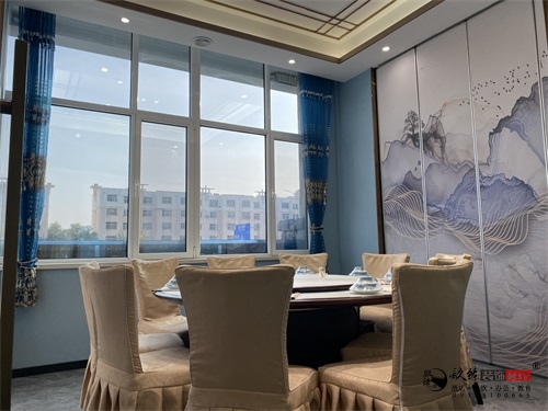 銀川中餐廳裝修設(shè)計(jì)完工實(shí)景|镹臻設(shè)計(jì)
