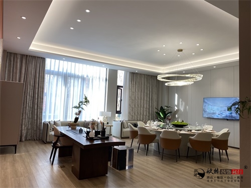 銀川會客廳裝修設(shè)計實景圖|镹臻設(shè)計